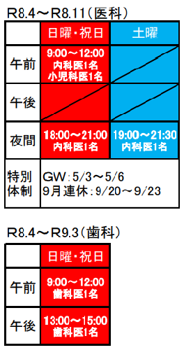 R8.4～R8.11診療時間