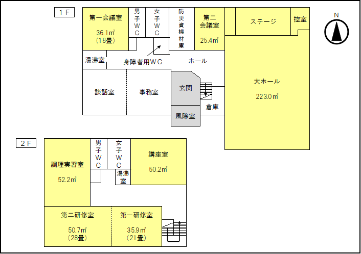 第四コミセン平面図