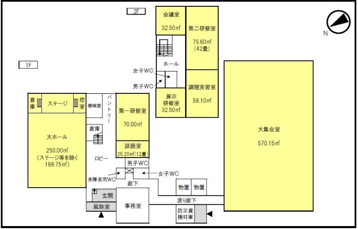 上郷コミュニティセンター平面図