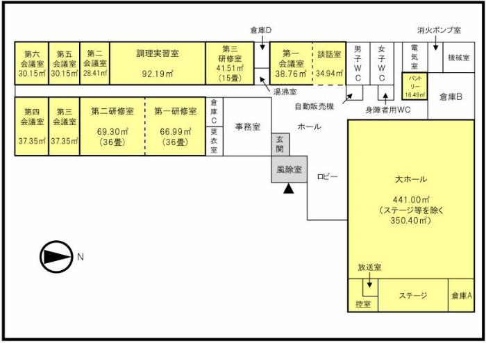 農村センター平面図