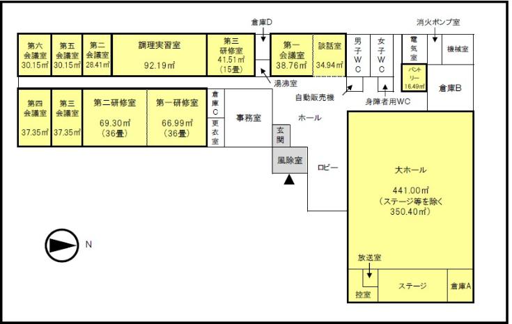 農村センター平面図