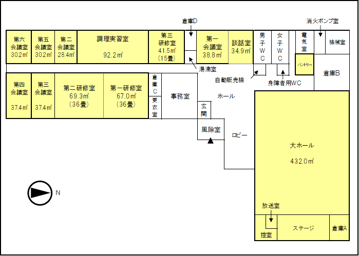 農村センター平面図