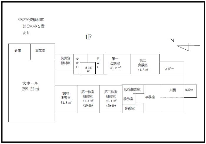 由良コミュニティセンター平面図