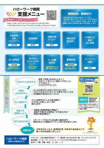 ハローワーク鶴岡ご利用案内（裏）