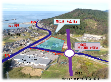 移転整備予定地（鼠ヶ関地内）