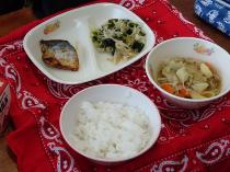 有機米給食の写真です