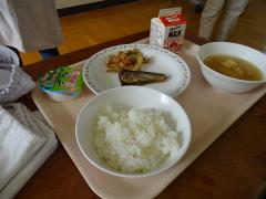 有機米給食の写真