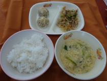 有機米給食の写真