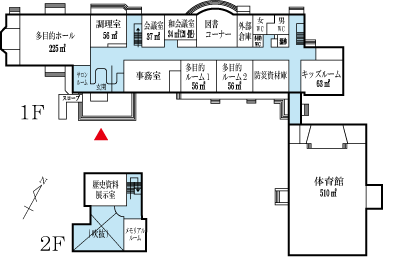 長沼地区地域活動センター平面図