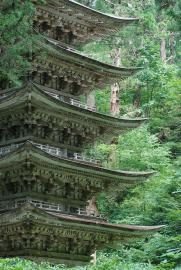 羽黒山五重塔の写真